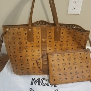 MCM purse and clutch